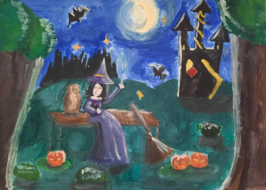 Всероссийский творческий конкурс «Любимые сказки и мультфильмы»  - детский рисунок, поделка, творческая работа, категория школьники, 1 класс, дистанционный конкурс, школьный конкурс