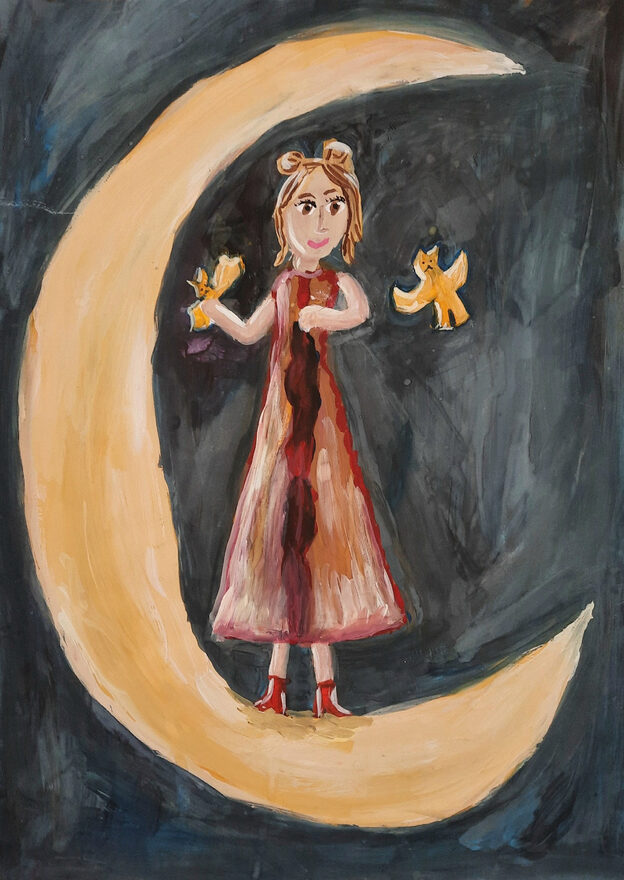 Всероссийский творческий конкурс «Любимые сказки и мультфильмы»  - детский рисунок, поделка, творческая работа, категория школьники, 1 класс, дистанционный конкурс, школьный конкурс