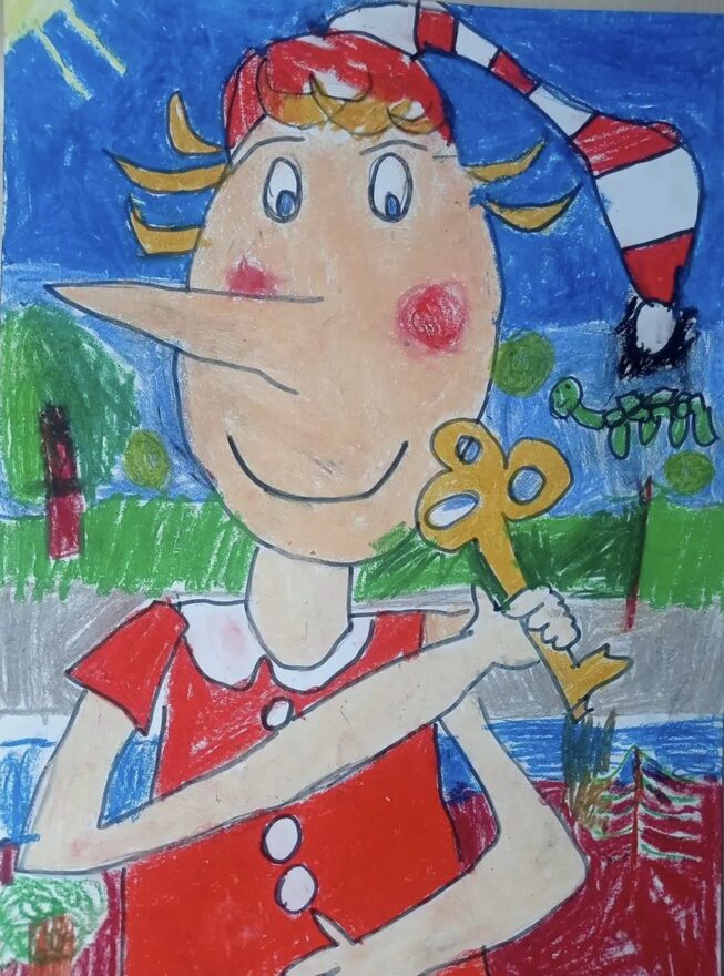 Всероссийский творческий конкурс «Любимые сказки и мультфильмы»  - детский рисунок, поделка, творческая работа, категория школьники, 1 класс, дистанционный конкурс, школьный конкурс