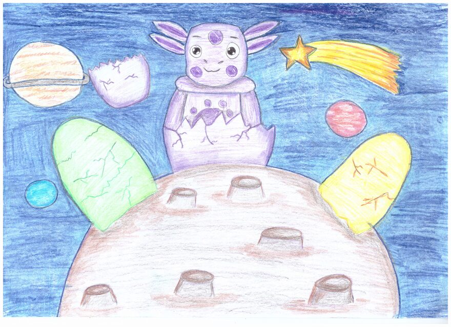 Всероссийский творческий конкурс «Любимые сказки и мультфильмы»  - детский рисунок, поделка, творческая работа, категория школьники, 5 класс, дистанционный конкурс, школьный конкурс