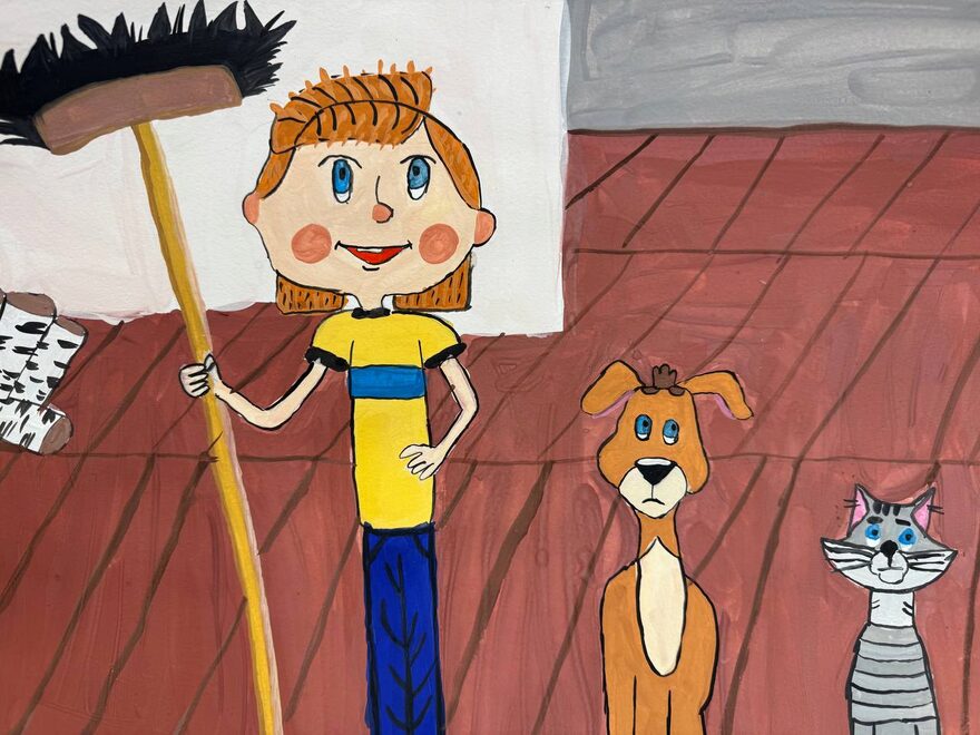Всероссийский творческий конкурс «Любимые сказки и мультфильмы»  - детский рисунок, поделка, творческая работа, категория школьники, 3 класс, дистанционный конкурс, школьный конкурс