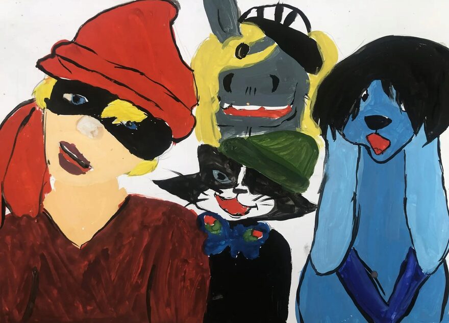 Всероссийский творческий конкурс «Любимые сказки и мультфильмы»  - детский рисунок, поделка, творческая работа, категория школьники, 2 класс, дистанционный конкурс, школьный конкурс