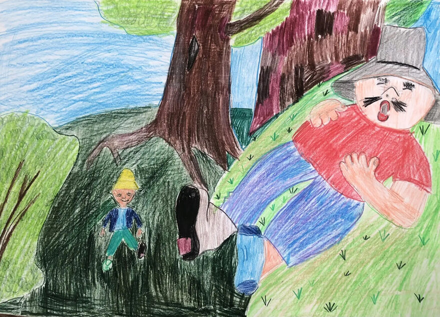 Всероссийский творческий конкурс «Любимые сказки и мультфильмы»  - детский рисунок, поделка, творческая работа, категория школьники, 2 класс, дистанционный конкурс, школьный конкурс