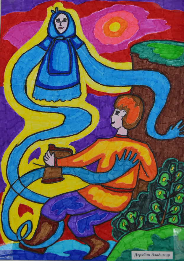 Всероссийский творческий конкурс «Любимые сказки и мультфильмы»  - детский рисунок, поделка, творческая работа, категория школьники, 8 класс, дистанционный конкурс, школьный конкурс