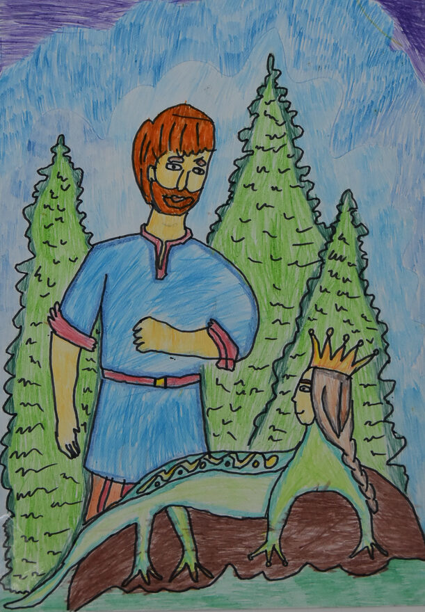 Всероссийский творческий конкурс «Любимые сказки и мультфильмы»  - детский рисунок, поделка, творческая работа, категория школьники, 8 класс, дистанционный конкурс, школьный конкурс