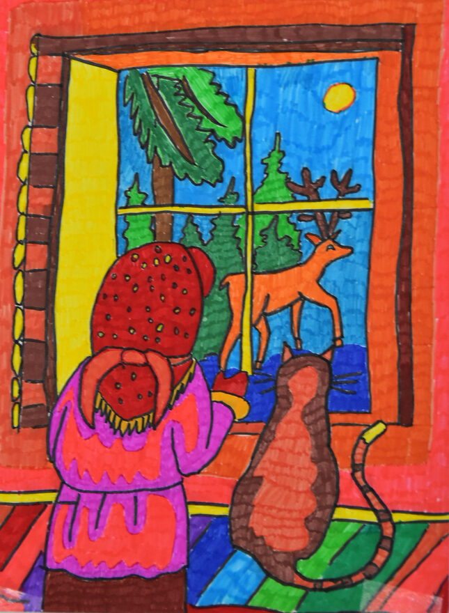 Всероссийский творческий конкурс «Любимые сказки и мультфильмы»  - детский рисунок, поделка, творческая работа, категория школьники, 7 класс, дистанционный конкурс, школьный конкурс