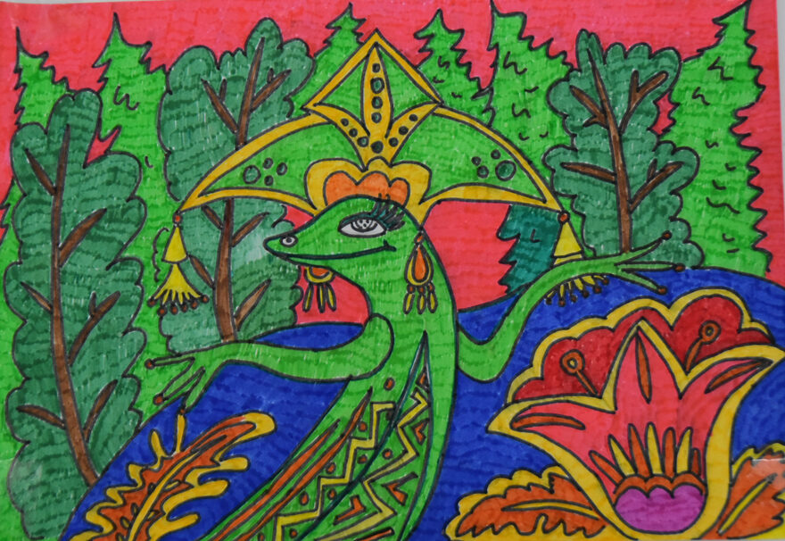 Всероссийский творческий конкурс «Любимые сказки и мультфильмы»  - детский рисунок, поделка, творческая работа, категория школьники, 8 класс, дистанционный конкурс, школьный конкурс