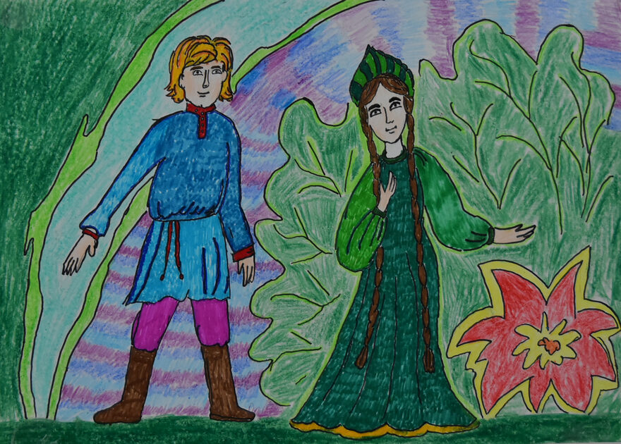 Всероссийский творческий конкурс «Любимые сказки и мультфильмы»  - детский рисунок, поделка, творческая работа, категория школьники, 8 класс, дистанционный конкурс, школьный конкурс