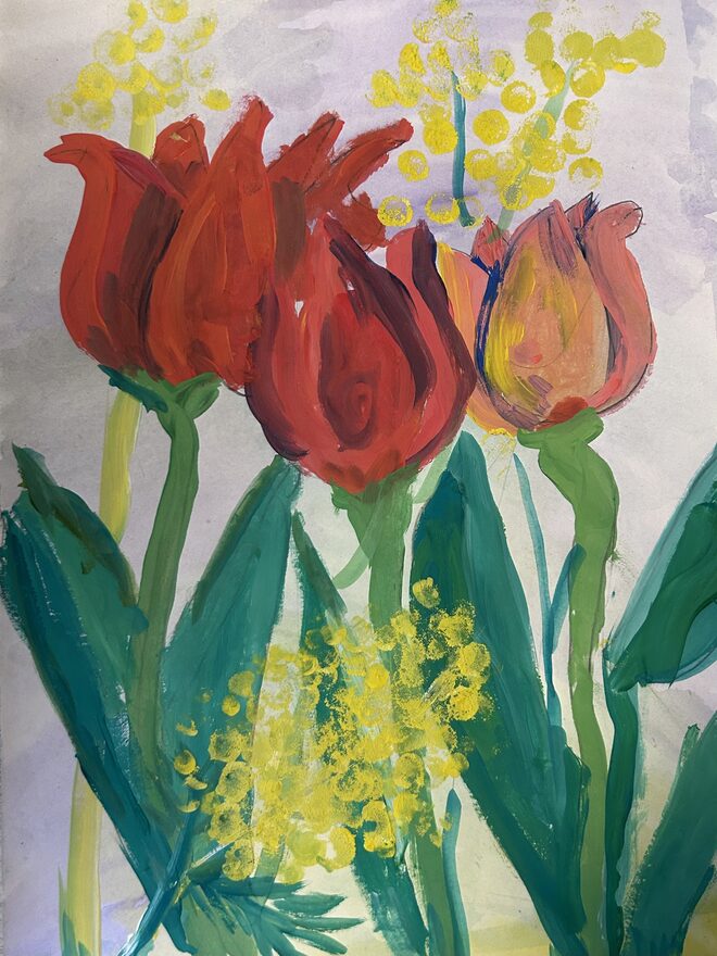 Всероссийский творческий конкурс «Красавица весна»  - детский рисунок, поделка, творческая работа, категория школьники, 1 класс, дистанционный конкурс, школьный конкурс