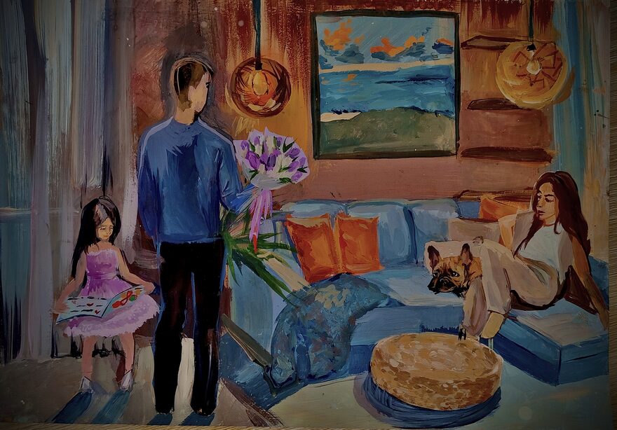 Всероссийский творческий конкурс «Красавица весна»  - детский рисунок, поделка, творческая работа, категория школьники, 5 класс, дистанционный конкурс, школьный конкурс