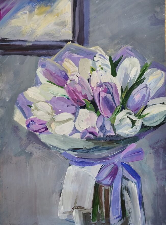 Всероссийский творческий конкурс «Красавица весна»  - детский рисунок, поделка, творческая работа, категория школьники, 4 класс, дистанционный конкурс, школьный конкурс