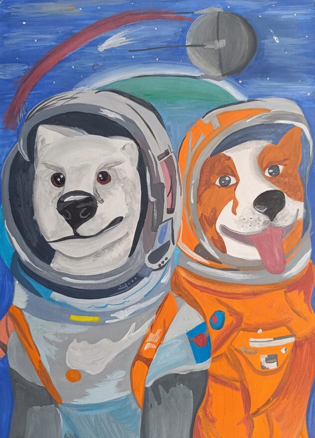 Всероссийский творческий конкурс «Тайны далёких планет»  - детский рисунок, поделка, творческая работа, категория школьники, 5 класс, дистанционный конкурс, школьный конкурс