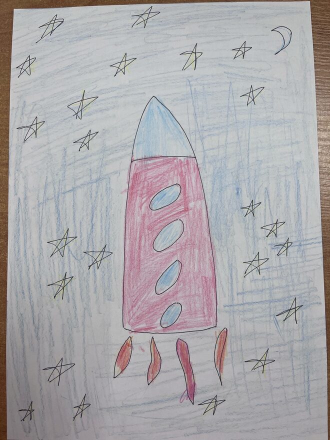 Всероссийский творческий конкурс «Тайны далёких планет»  - детский рисунок, поделка, творческая работа, категория школьники, 4 класс, дистанционный конкурс, школьный конкурс