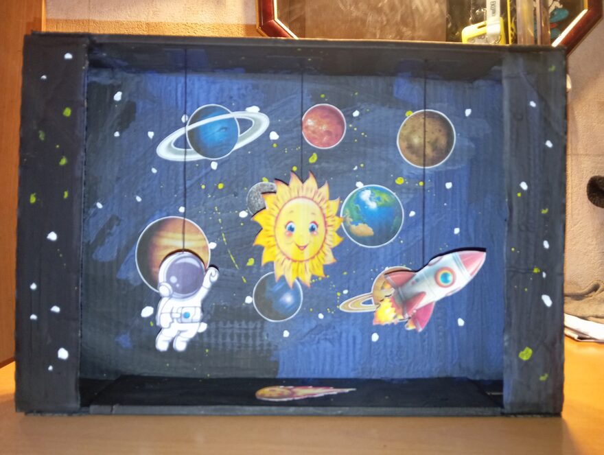 Всероссийский творческий конкурс «Тайны далёких планет»  - детский рисунок, поделка, творческая работа, категория школьники, 1 класс, дистанционный конкурс, школьный конкурс