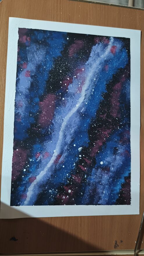 Всероссийский творческий конкурс «Тайны далёких планет»  - детский рисунок, поделка, творческая работа, категория школьники, 2 класс, дистанционный конкурс, школьный конкурс