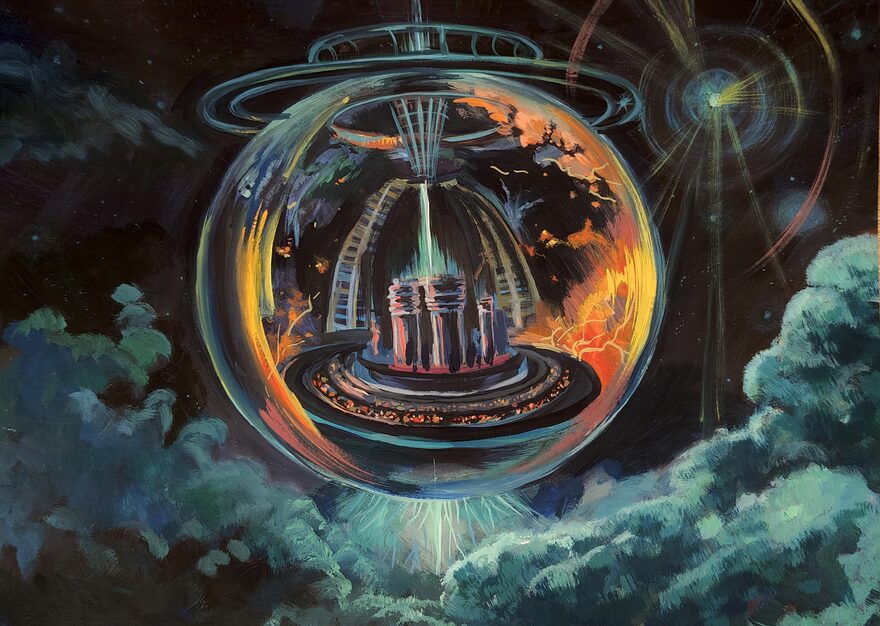 Всероссийский творческий конкурс «Тайны далёких планет»  - детский рисунок, поделка, творческая работа, категория школьники, 7 класс, дистанционный конкурс, школьный конкурс