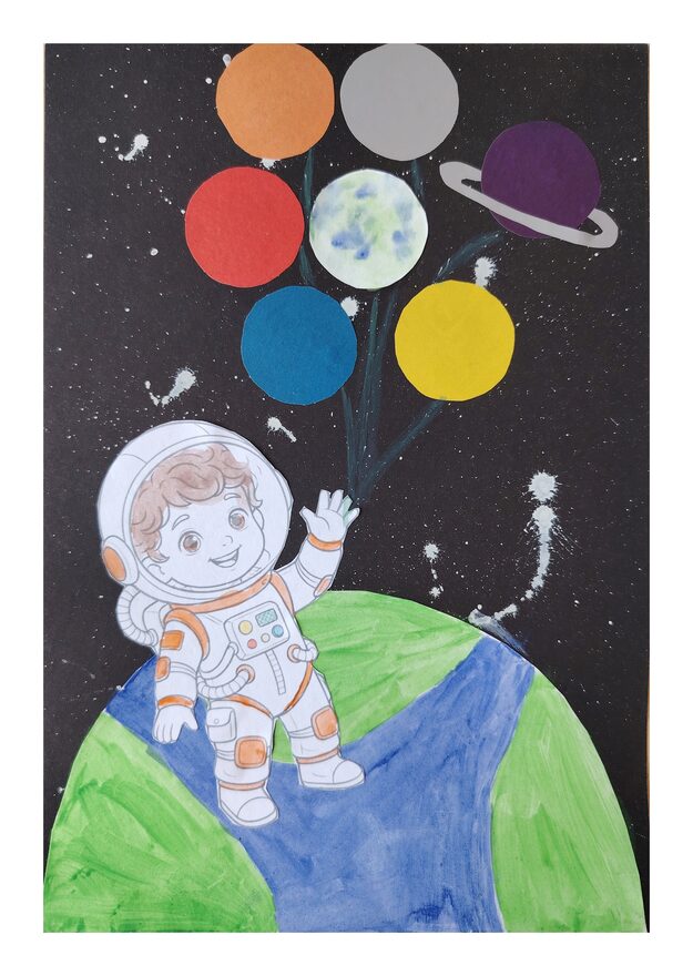 Всероссийский творческий конкурс «Тайны далёких планет»  - детский рисунок, поделка, творческая работа, категория дошкольники, детский сад, дистанционный конкурс, школьный конкурс