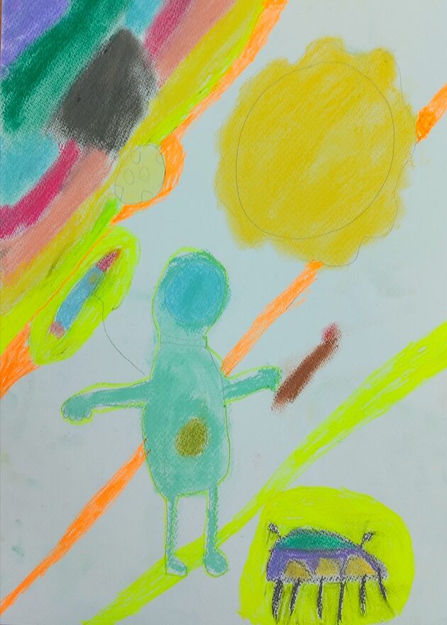 Всероссийский творческий конкурс «Тайны далёких планет»  - детский рисунок, поделка, творческая работа, категория школьники, 1 класс, дистанционный конкурс, школьный конкурс