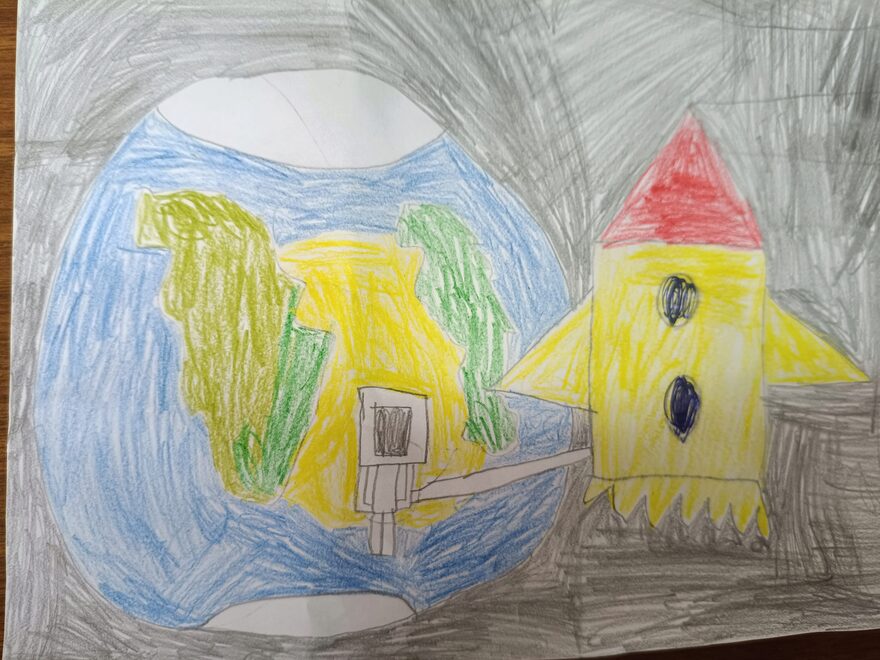 Всероссийский творческий конкурс «Тайны далёких планет»  - детский рисунок, поделка, творческая работа, категория дошкольники, детский сад, дистанционный конкурс, школьный конкурс