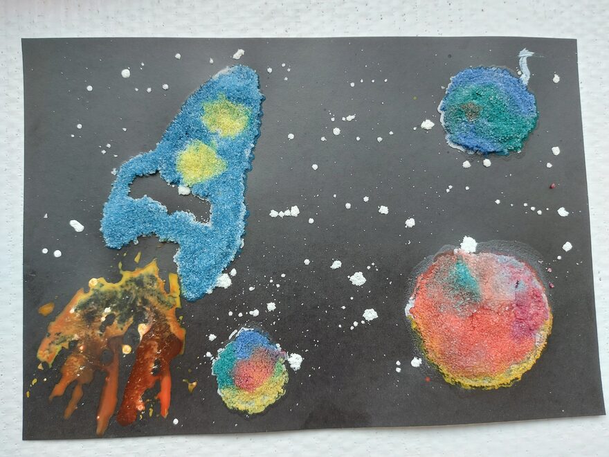 Всероссийский творческий конкурс «Тайны далёких планет»  - детский рисунок, поделка, творческая работа, категория дошкольники, детский сад, дистанционный конкурс, школьный конкурс