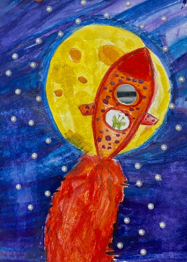 Всероссийский творческий конкурс «Тайны далёких планет»  - детский рисунок, поделка, творческая работа, категория школьники, 3 класс, дистанционный конкурс, школьный конкурс