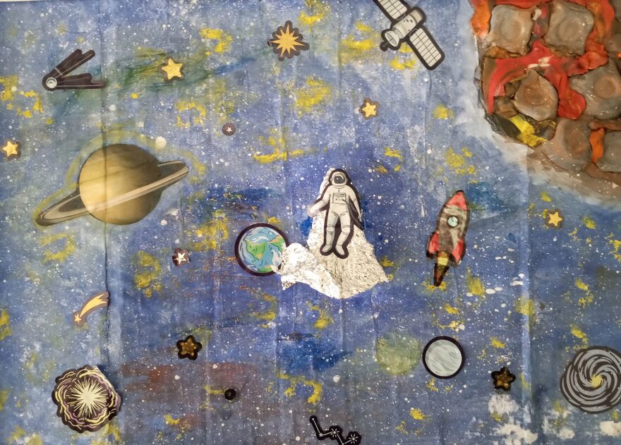 Всероссийский творческий конкурс «Тайны далёких планет»  - детский рисунок, поделка, творческая работа, категория дошкольники, детский сад, дистанционный конкурс, школьный конкурс