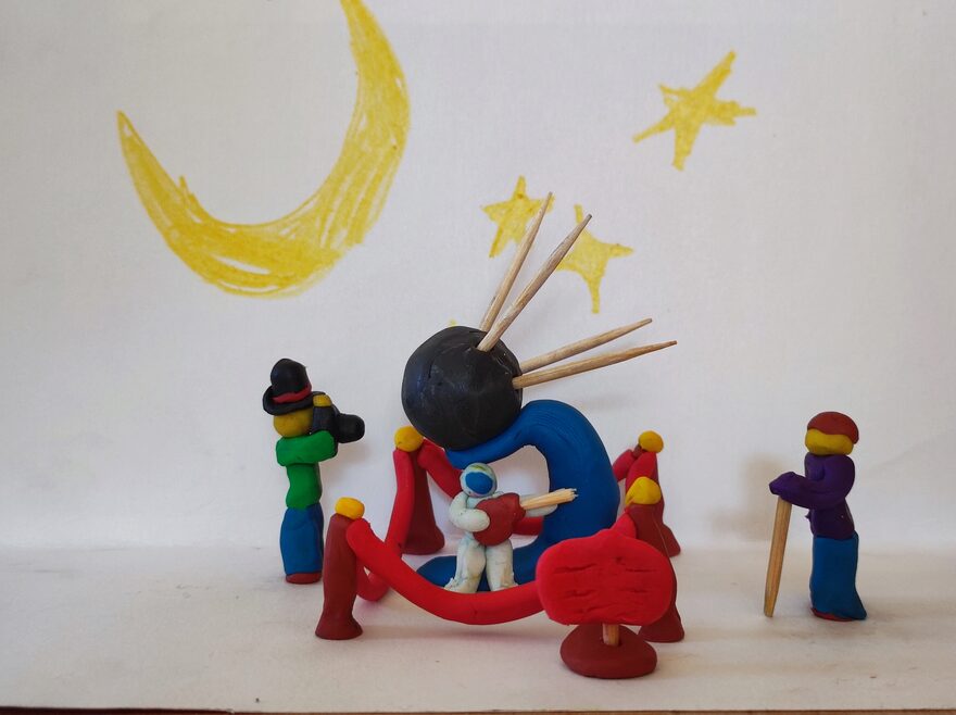 Всероссийский творческий конкурс «Тайны далёких планет»  - детский рисунок, поделка, творческая работа, категория школьники, 5 класс, дистанционный конкурс, школьный конкурс