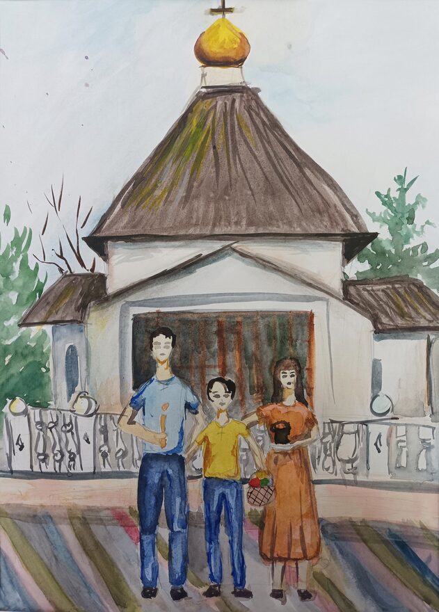 Всероссийский творческий конкурс «Пасхальные традиции»  - детский рисунок, поделка, творческая работа, категория школьники, 4 класс, дистанционный конкурс, школьный конкурс