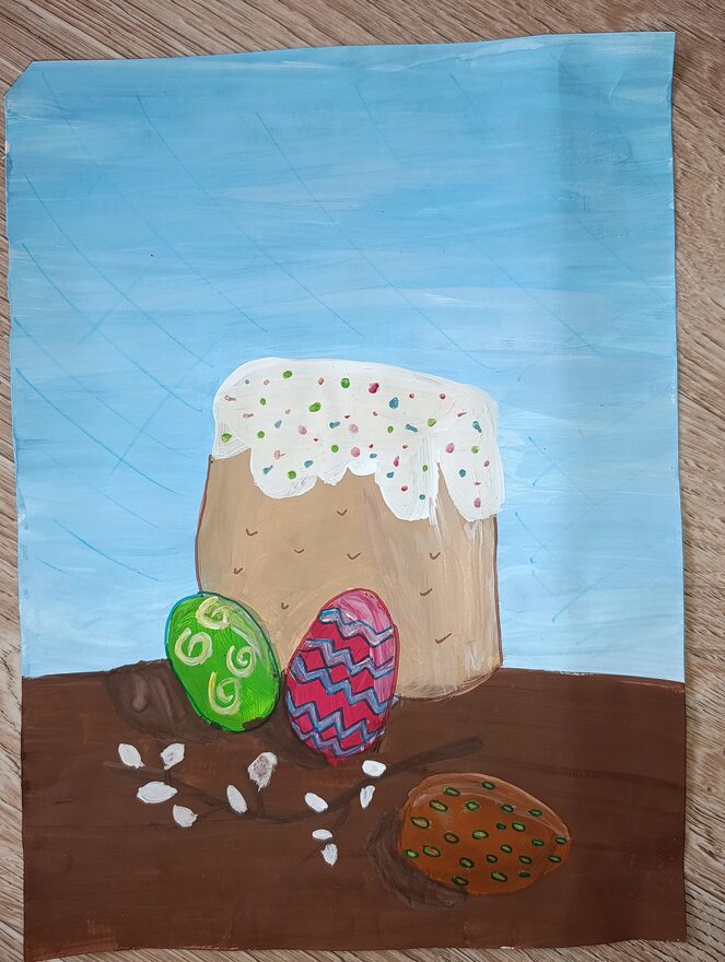 Всероссийский творческий конкурс «Пасхальные традиции»  - детский рисунок, поделка, творческая работа, категория школьники, 2 класс, дистанционный конкурс, школьный конкурс