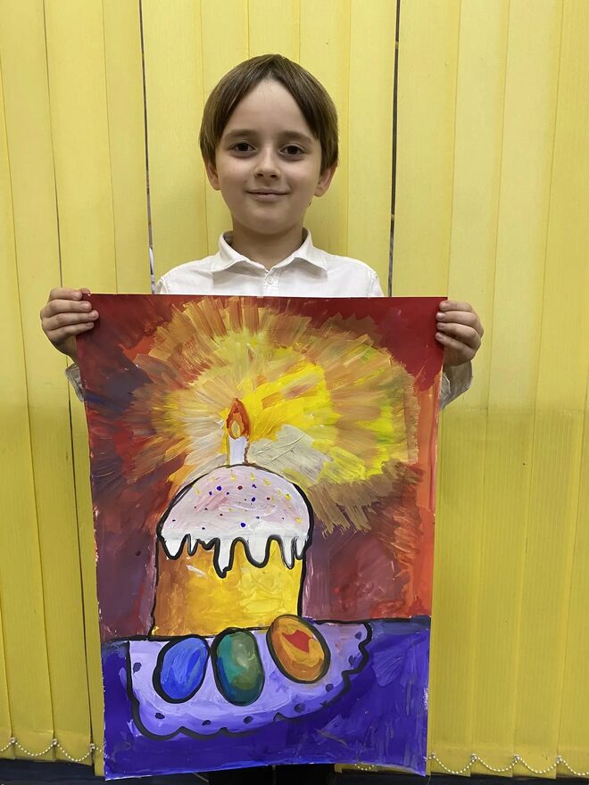 Всероссийский творческий конкурс «Пасхальные традиции»  - детский рисунок, поделка, творческая работа, категория школьники, 2 класс, дистанционный конкурс, школьный конкурс