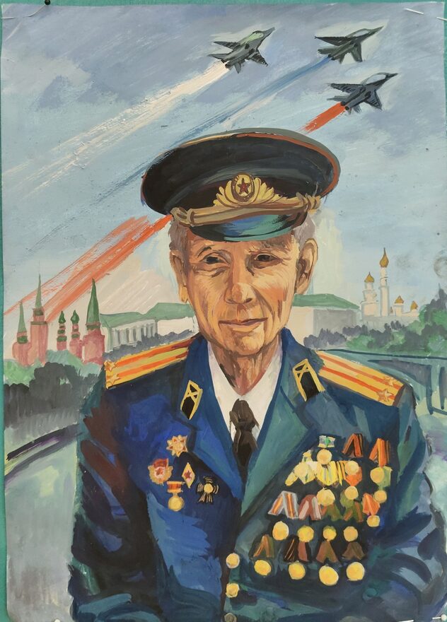 Всероссийский творческий конкурс «Этот День Победы...»  - детский рисунок, поделка, творческая работа, категория школьники, 8 класс, дистанционный конкурс, школьный конкурс