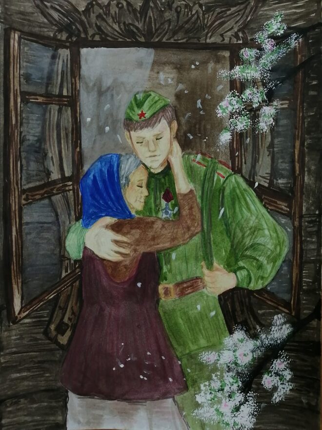 Всероссийский творческий конкурс «Этот День Победы...»  - детский рисунок, поделка, творческая работа, категория дошкольники, детский сад, дистанционный конкурс, школьный конкурс