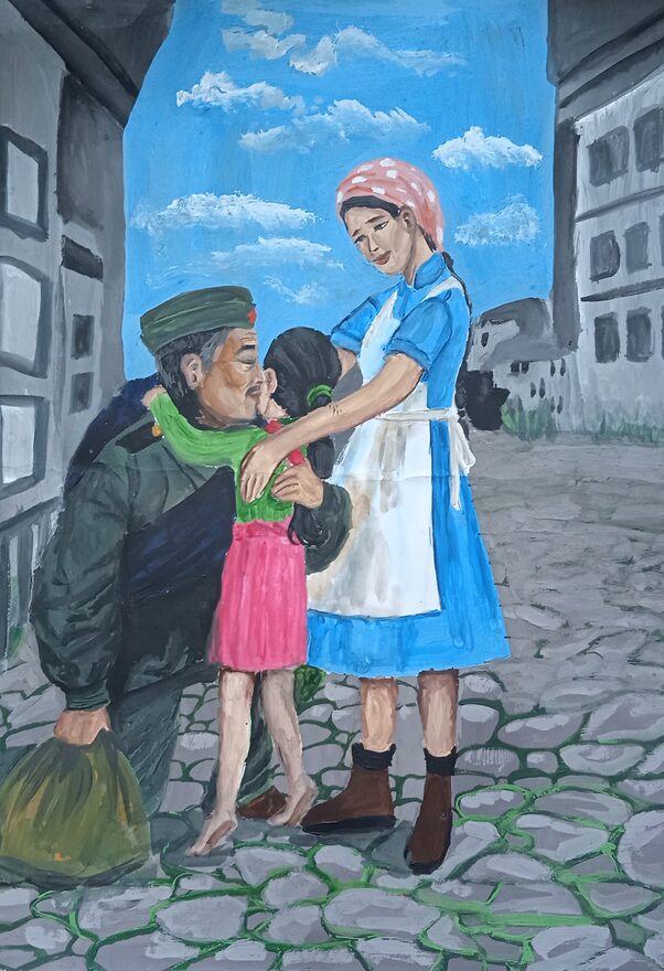 Всероссийский творческий конкурс «Этот День Победы...»  - детский рисунок, поделка, творческая работа, категория школьники, 8 класс, дистанционный конкурс, школьный конкурс