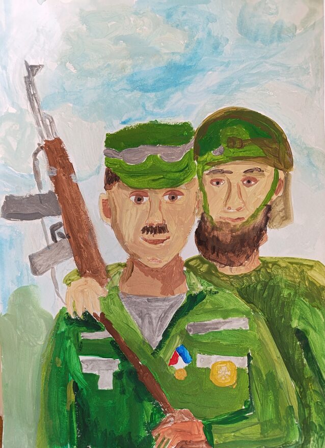 Всероссийский творческий конкурс «Этот День Победы...»  - детский рисунок, поделка, творческая работа, категория школьники, 3 класс, дистанционный конкурс, школьный конкурс