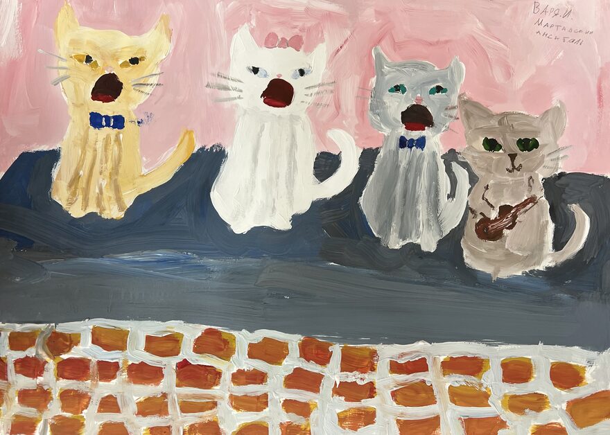 Всероссийский творческий конкурс «Мой четвероногий друг»  - детский рисунок, поделка, творческая работа, категория школьники, 3 класс, дистанционный конкурс, школьный конкурс