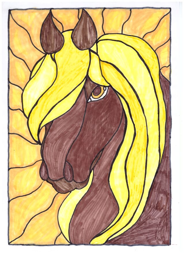 Всероссийский творческий конкурс «Мой четвероногий друг»  - детский рисунок, поделка, творческая работа, категория школьники, 6 класс, дистанционный конкурс, школьный конкурс