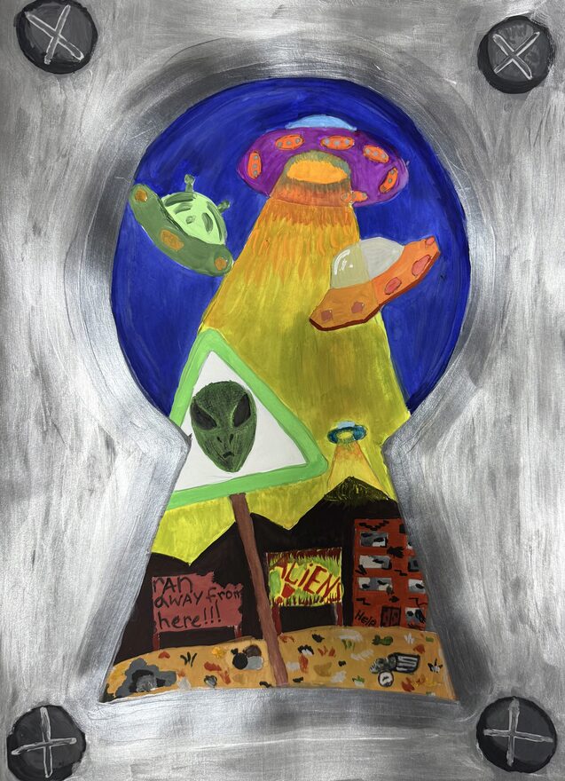 Всероссийский творческий конкурс «Дверца открывается - сказка начинается...»  - детский рисунок, поделка, творческая работа, категория школьники, 7 класс, дистанционный конкурс, школьный конкурс