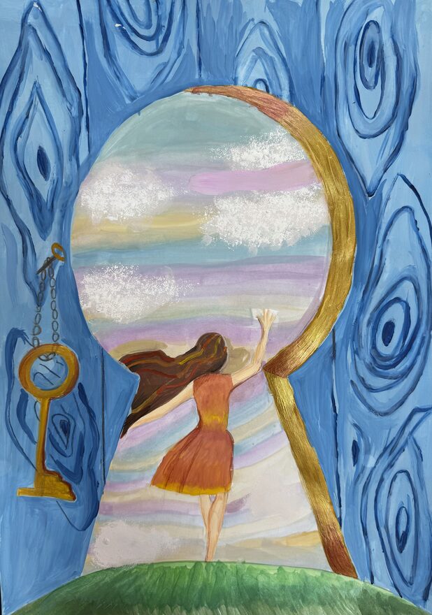 Всероссийский творческий конкурс «Дверца открывается - сказка начинается...»  - детский рисунок, поделка, творческая работа, категория школьники, 2 класс, дистанционный конкурс, школьный конкурс