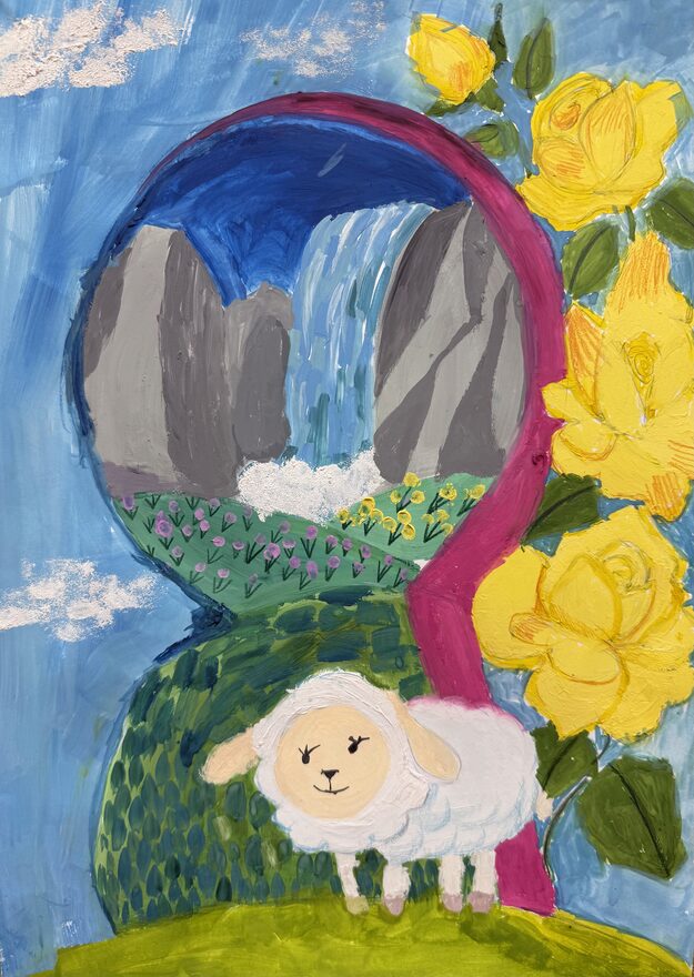 Всероссийский творческий конкурс «Дверца открывается - сказка начинается...»  - детский рисунок, поделка, творческая работа, категория школьники, 1 класс, дистанционный конкурс, школьный конкурс