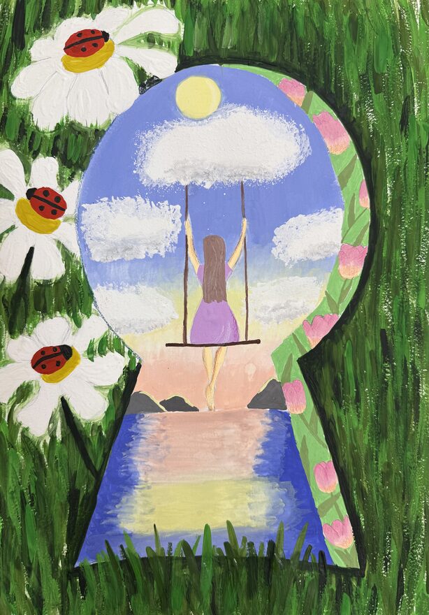 Всероссийский творческий конкурс «Дверца открывается - сказка начинается...»  - детский рисунок, поделка, творческая работа, категория школьники, 5 класс, дистанционный конкурс, школьный конкурс