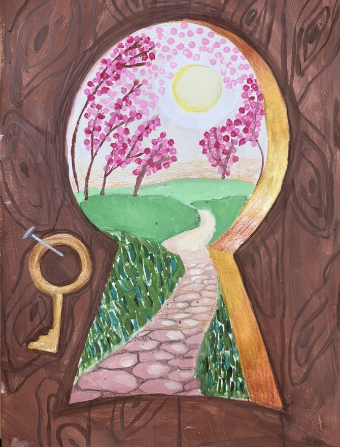 Всероссийский творческий конкурс «Дверца открывается - сказка начинается...»  - детский рисунок, поделка, творческая работа, категория школьники, 2 класс, дистанционный конкурс, школьный конкурс