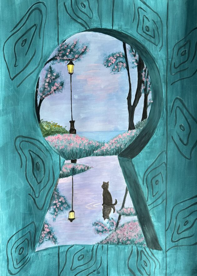 Всероссийский творческий конкурс «Дверца открывается - сказка начинается...»  - детский рисунок, поделка, творческая работа, категория школьники, 7 класс, дистанционный конкурс, школьный конкурс