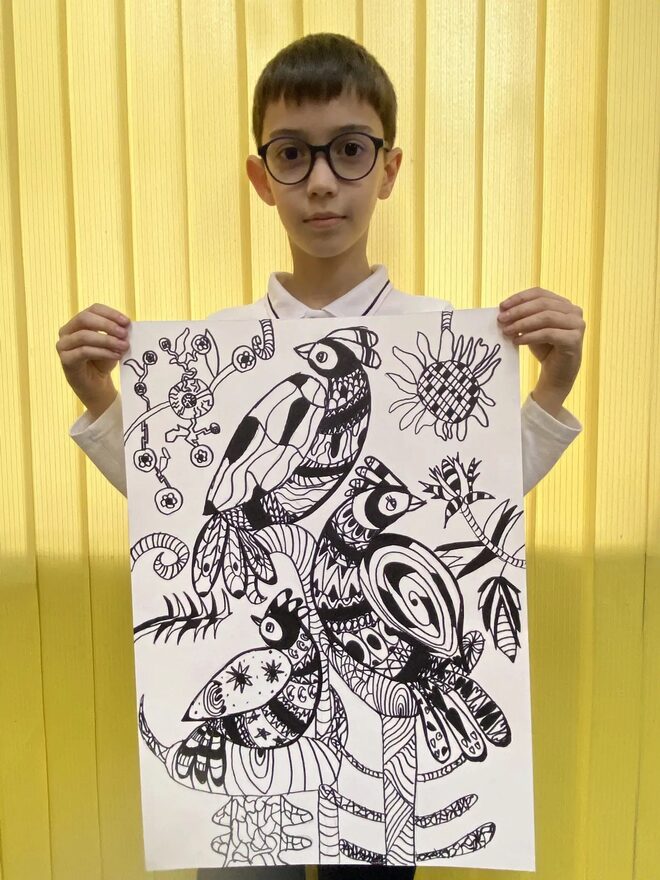 Всероссийский творческий конкурс «Дверца открывается - сказка начинается...»  - детский рисунок, поделка, творческая работа, категория школьники, 2 класс, дистанционный конкурс, школьный конкурс