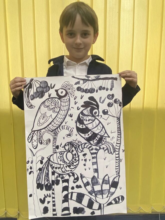 Всероссийский творческий конкурс «Дверца открывается - сказка начинается...»  - детский рисунок, поделка, творческая работа, категория школьники, 2 класс, дистанционный конкурс, школьный конкурс