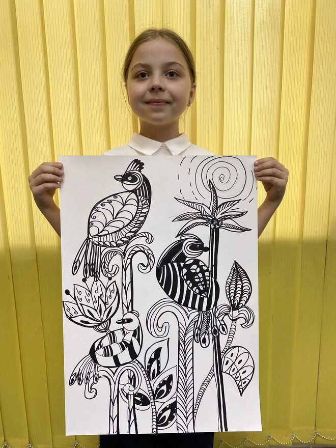 Всероссийский творческий конкурс «Дверца открывается - сказка начинается...»  - детский рисунок, поделка, творческая работа, категория школьники, 2 класс, дистанционный конкурс, школьный конкурс