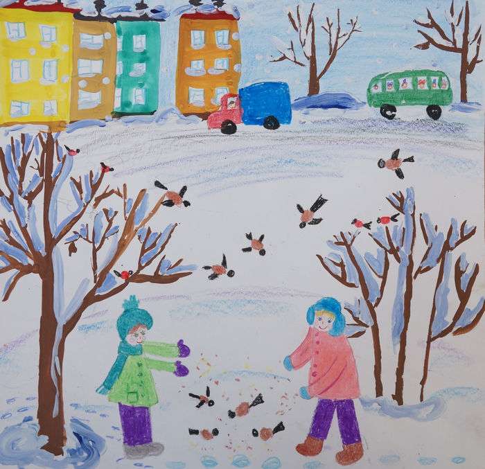 Первый снег детям. Зимние рисунки. Зимние рисунки для детей. Детские рисунки зима. Детский рисунок на тему зима.