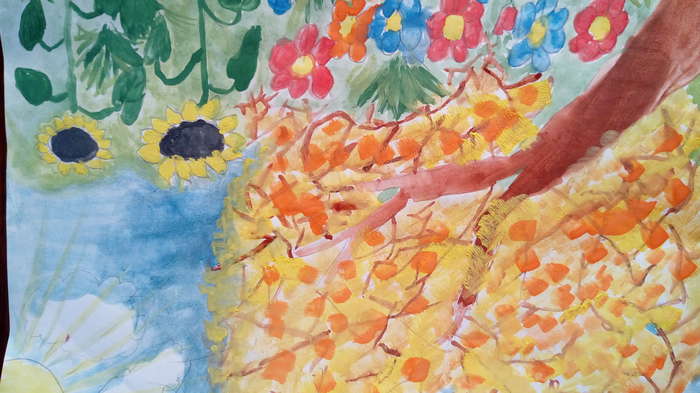 Международный творческий конкурс «Краски осени»  - детский рисунок, поделка, творческая работа, категория школьники, 3 класс, дистанционный конкурс, школьный конкурс